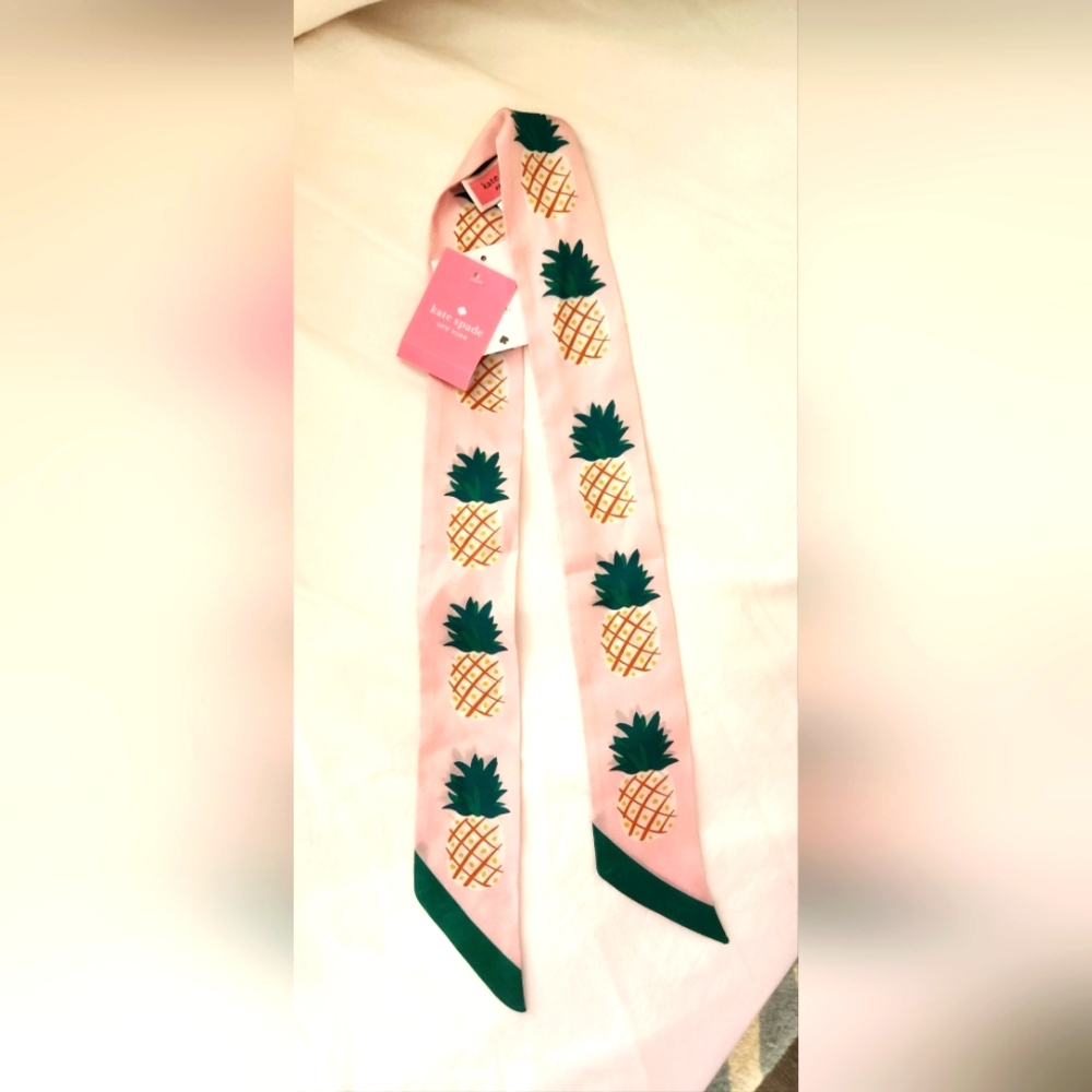Kate Spade Pineapple skinny scarf